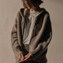Unisex Beach Zip Sweater in Stone | James Perse Los Angeles / Womens
