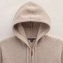 Unisex Beach Zip Sweater in Stone | James Perse Los Angeles