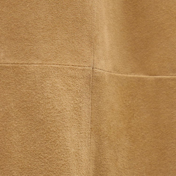 Suede Wide Leg Pant in Sand | James Perse Los Angeles
