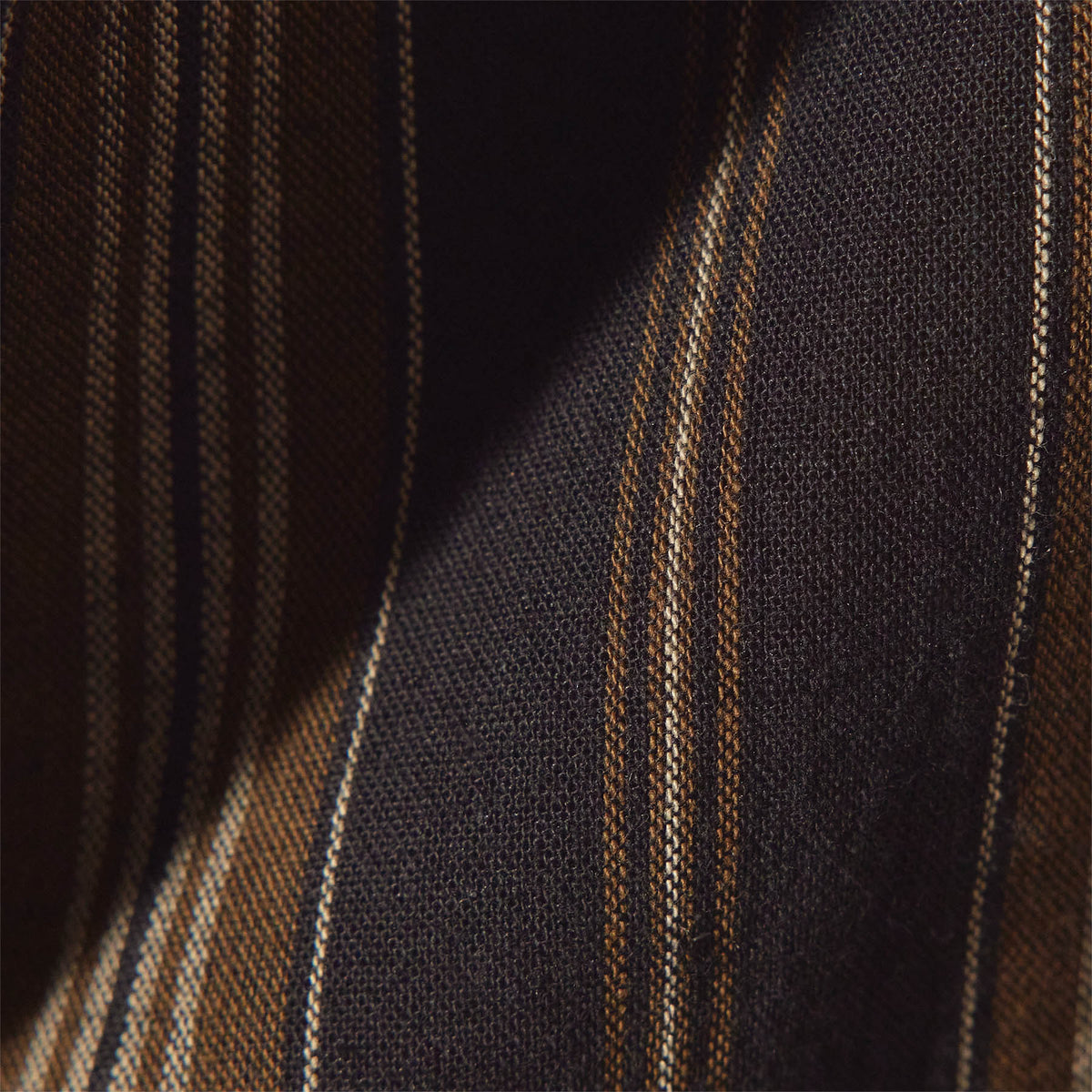 Relaxed Striped Button Shirt in Black Stripe | James Perse Los Angeles