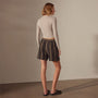 Relaxed Striped Button Short in Black Stripe | James Perse Los Angeles