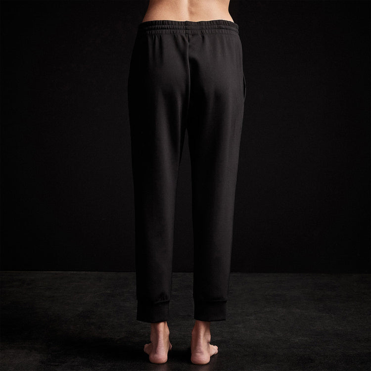 Double Knit Sweatpant in Black | James Perse Los Angeles