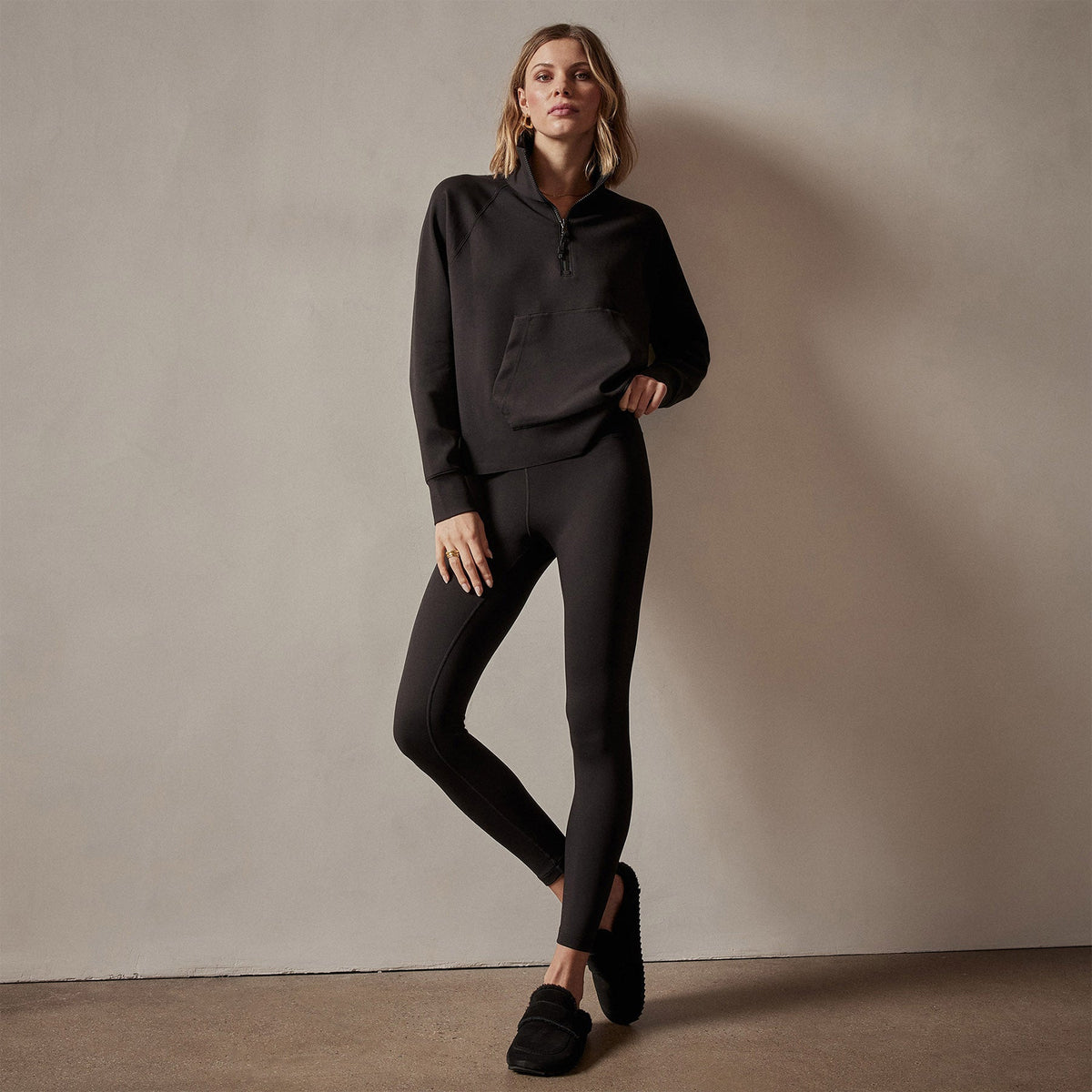 High Rise Leggings in Black | James Perse Los Angeles