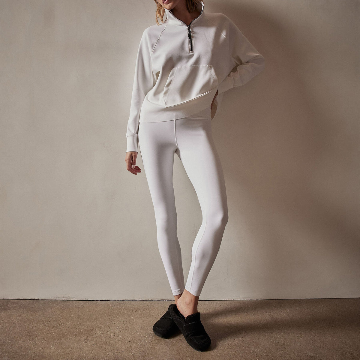 High Rise Leggings in White | James Perse Los Angeles