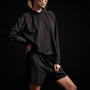 Double Knit Hoodie in Black | James Perse Los Angeles