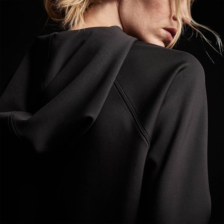 Double Knit Hoodie in Black | James Perse Los Angeles