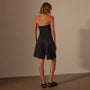Nylon Knit Strapless Top in Black | James Perse Los Angeles