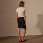 Nylon Knit Tube Skirt in Black | James Perse Los Angeles