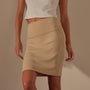 Nylon Knit Tube Skirt in Sand Dune | James Perse Los Angeles