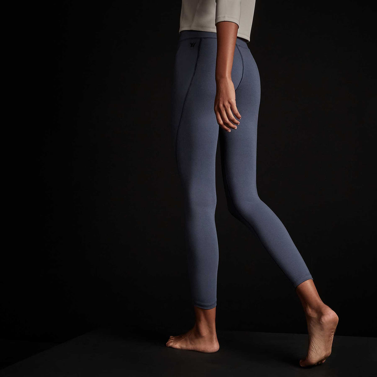 Spiral Seam Yoga Pant - Adriatic | James Perse Los Angeles