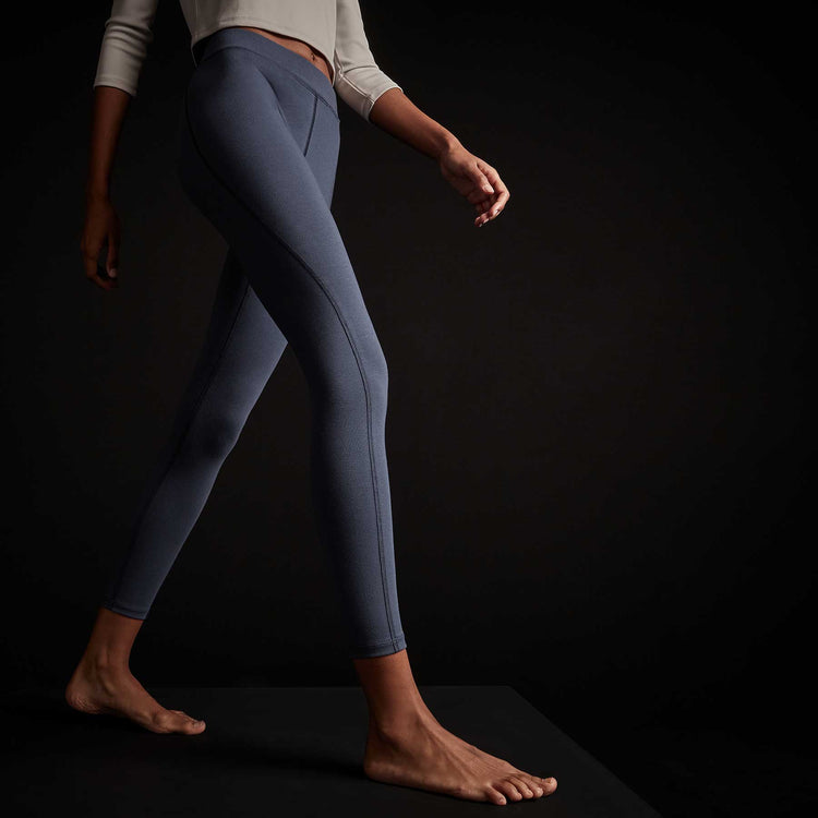 Spiral Seam Yoga Pant - Adriatic | James Perse Los Angeles