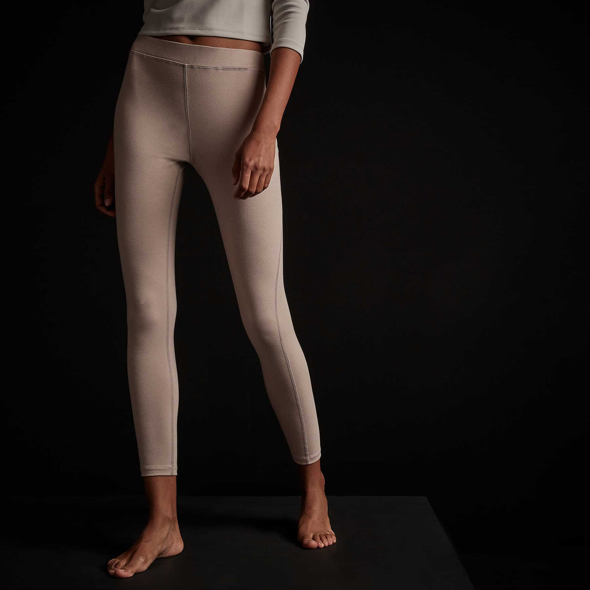 Y/OSEMITE Spiral Seam Yoga Pant - Himalayan Salt | James Perse Los Angeles