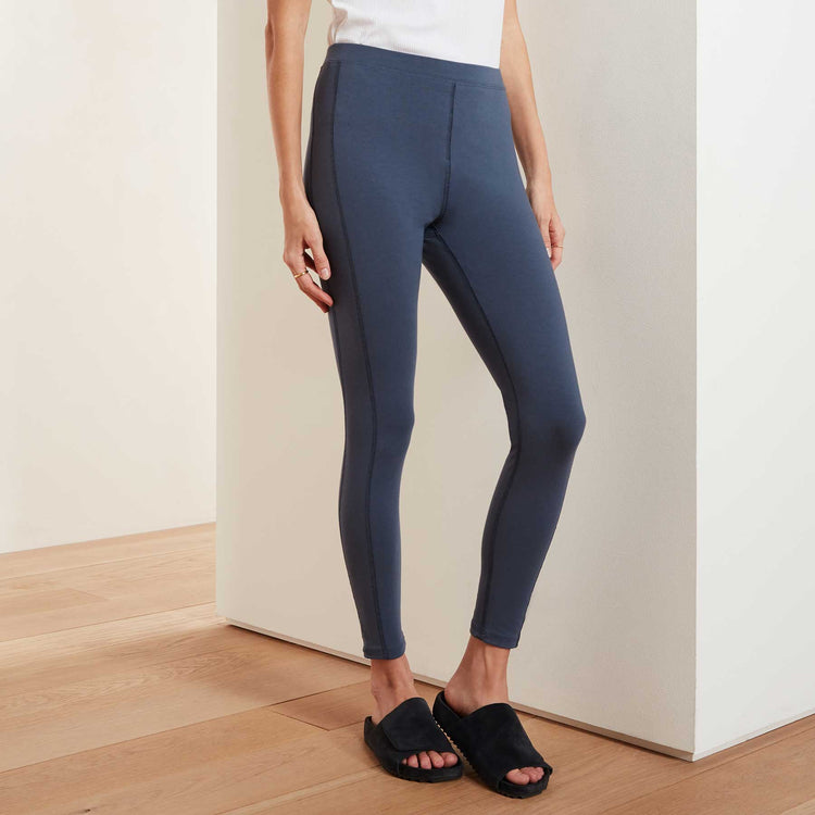 Seamed Lounge Legging - Adriatic | James Perse Los Angeles