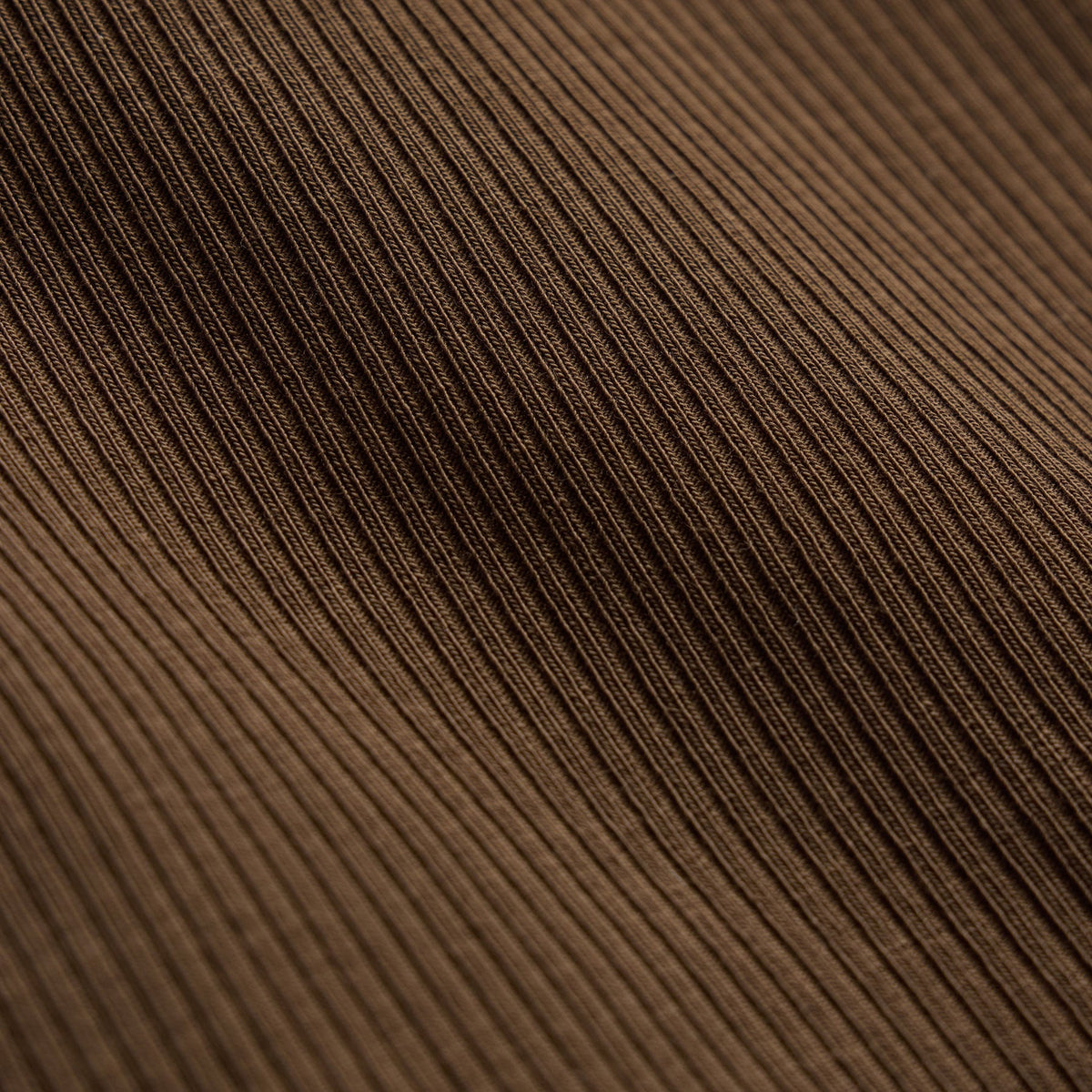 Ribbed High Neck Cami in Cocoa | James Perse Los Angeles