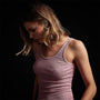 ribbed daily tank antique rose pigment wnl3102 | James Perse Los Angeles 