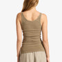 Ribbed Daily Tank - Fawn Pigment | James Perse Los Angeles