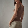 Ribbed Daily Tank in Malt Pigment | James Perse Los Angeles