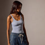 Ribbed Daily Tank in Open Sky Pigment | James Perse Los Angeles