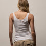 Ribbed Daily Tank in White | James Perse Los Angeles