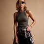 Sunset Tank in Burro Pigment | James Perse Los Angeles
