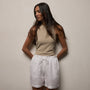 Sunset Tank in Light Khaki Pigment | James Perse Los Angeles