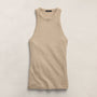 Sunset Tank in Light Khaki Pigment | James Perse Los Angeles