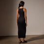 Ribbed Tank Dress in Black | James Perse Los Angeles