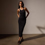 Ribbed Tank Dress in Black | James Perse Los Angeles