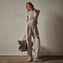 Double Pleat Trouser in Toast Pigment | James Perse Los Angeles