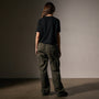 Cotton Linen Silk Jersey Tee in Black | James Perse Los Angeles