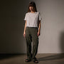 Cotton Linen Silk Jersey Tee in Light Mist | James Perse Los Angeles