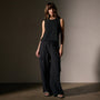 Cotton Linen Silk Shell Top in Black | James Perse Los Angeles