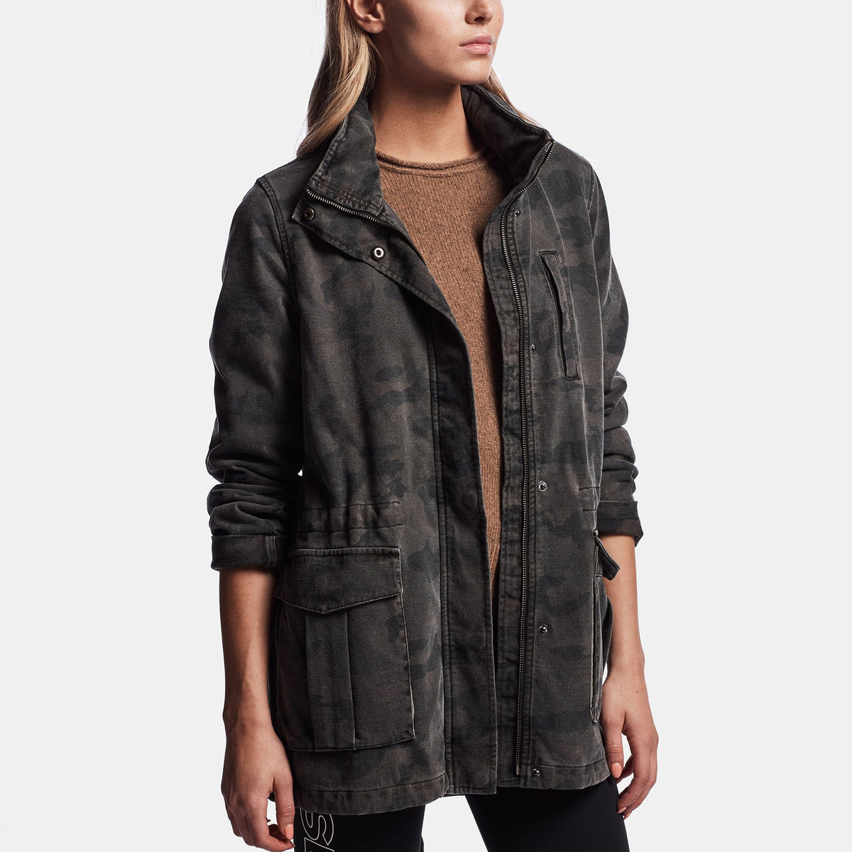 Camo Utility Jacket in Artillery Camo | James Perse Los Angeles