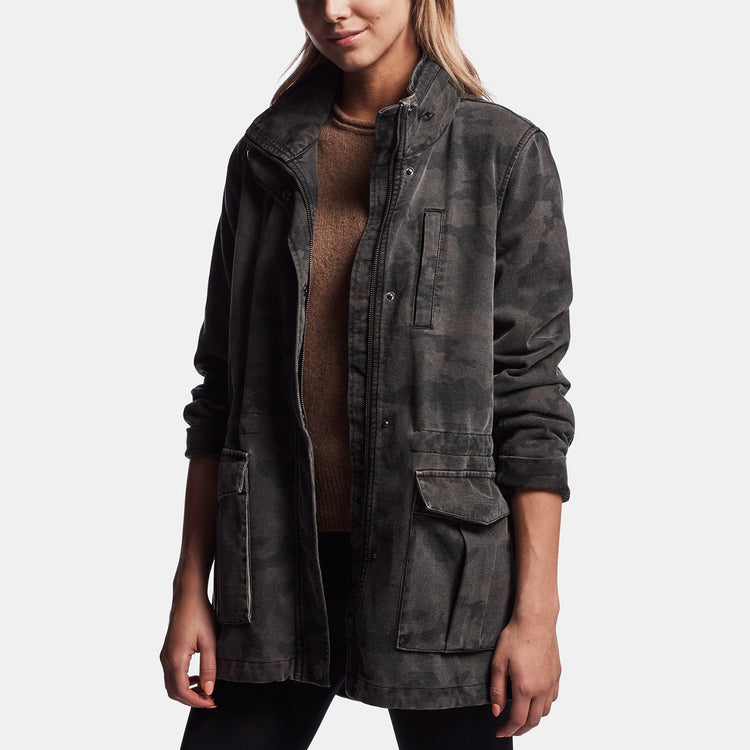 Camo Utility Jacket in Artillery Camo | James Perse Los Angeles