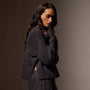 Organic Cotton Funnel Neck in Magma | James Perse Los Angeles