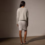 Organic Cotton Funnel Neck in Salt | James Perse Los Angeles