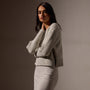 Organic Cotton Funnel Neck in Salt | James Perse Los Angeles
