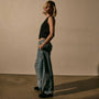 Open Knit Cashmere Vest in Black | James Perse Los Angeles