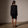 Soft Featherweight Cashmere Crew Neck Sweater in Black | James Perse Los Angeles