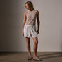 Soft Featherweight Cashmere Vest in Light Beige | James Perse Los Angeles
