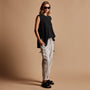 Organic Slub Cotton Cargo Pant in Salt Pigment | James Perse Los Angeles