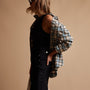 Plaid Flannel Shirt in Baby Blue | James Perse Los Angeles