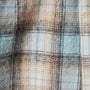 Relaxed Plaid Flannel Shirt in Baby Blue | James Perse Los Angeles