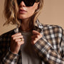 Plaid Flannel Shirt in Toast | James Perse Los Angeles