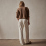 Single Pleat Knit Dress Pant in Ivory | James Perse Los Angeles