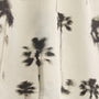 Printed Washed Silk Shortie in Allover Palm Print | James Perse Los Angeles