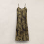 Printed Washed Silk Strappy Cami Dress in Tie Dye Green | James Perse Los Angeles
