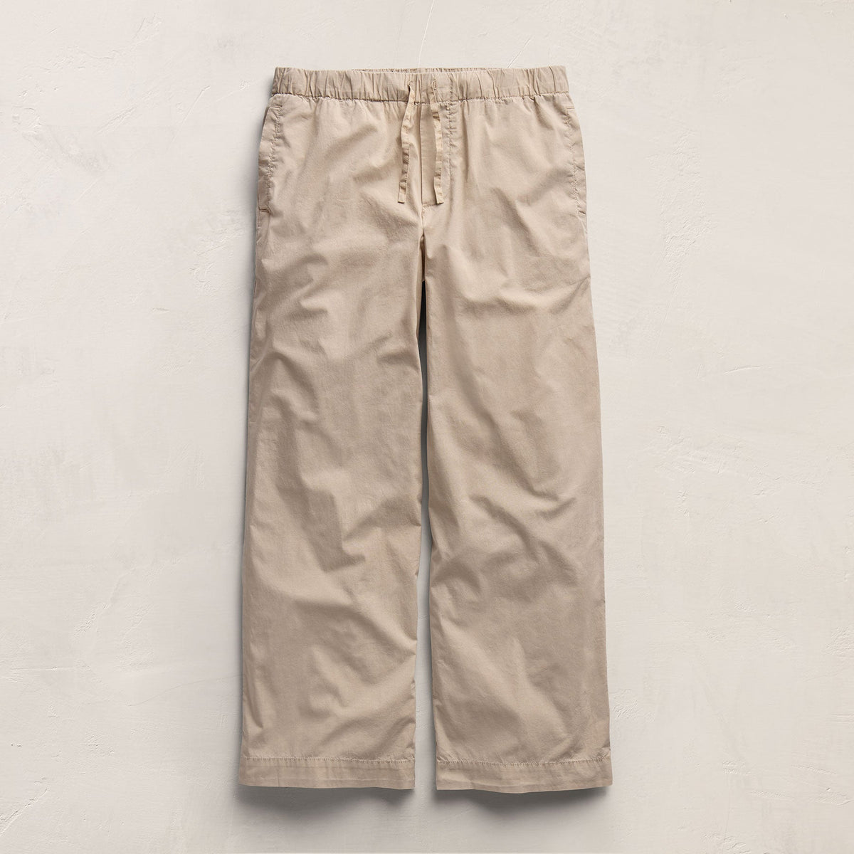 Stretch Poplin Drawcord Pant - Stone Pigment