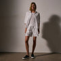 Stretch Poplin Elastc Short in White | James Perse Los Angeles