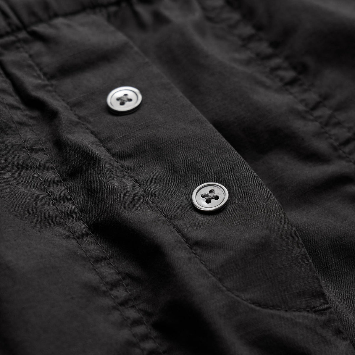 Stretch Poplin Boxer Short in Black | James Perse Los Angeles